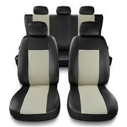 Capas de carro universais para Alfa Romeo 159 (2005-2011) - protetores de assentos - coberturas para bancos - capas de proteção - Auto-Dekor - Comfort - bege