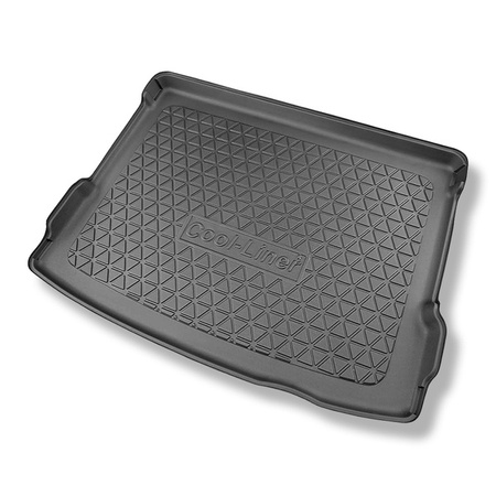 Protetor de porta-malas para Hyundai Kona II SUV (04.2023-....) - tapete para bagageira - Aristar - Cool liner - parte superior do porta-malas; base móvel na posição mais alta; com e sem subwoofer