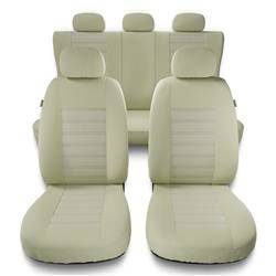 Capas de carro universais para Mitsubishi ASX (2010-2021) - protetores de assentos - coberturas para bancos - capas de proteção - Auto-Dekor - Modern - MG-3 (bege)