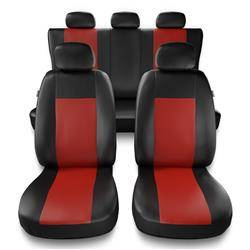 Capas de carro universais para Citroen C4 I, II (2004-2017) - protetores de assentos - coberturas para bancos - capas de proteção - Auto-Dekor - Comfort - vermelho