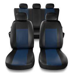 Capas de carro universais para Mercedes-Benz Classe E W212, W213 (2009-2019) - protetores de assentos - coberturas para bancos - capas de proteção - Auto-Dekor - Comfort - azul