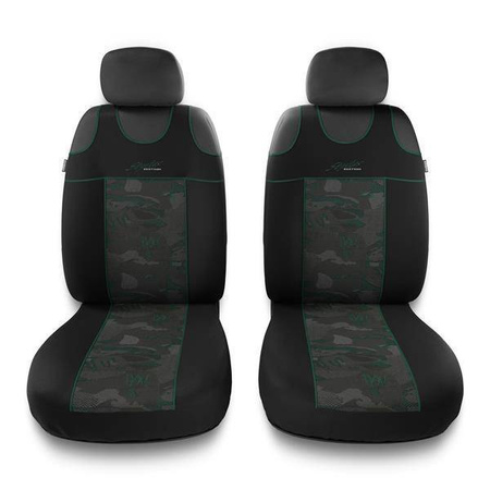 Capas de assento para Daihatsu Move I, II, III, IV, V (1995-2019) - Auto-Dekor - Stylus 1+1 - verde