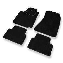Tapetes de veludo para Alfa Romeo Giulietta (2010-2020) - tapetes de carro - DGS Autodywan - pretos