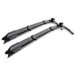 Escovas de limpa-vidros dianteiro para Ford Kuga II SUV (11.2012-2019) montagem inversa do adaptador (do lado do passageiro) - Limpadores de pára-brisas - Lâminas - Motgum - escovas plano tipo BCDE