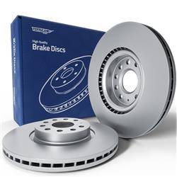 2x Discos de travão para Volkswagen Passat B6 Sedan, Variant (2005-2011) - ventilado - 312mm - Tomex - TX 71-12 (dianteira)