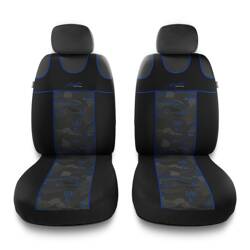 Capas de assento para Fiat 500X (2014-....) - Auto-Dekor - Stylus 1+1 - azul