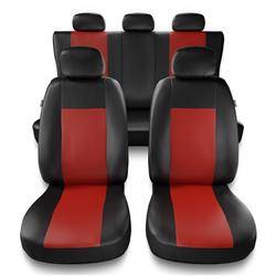 Capas de carro universais para Alfa Romeo 147 (2000-2010) - protetores de assentos - coberturas para bancos - capas de proteção - Auto-Dekor - Comfort - vermelho