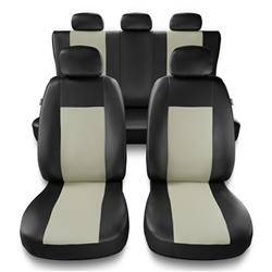 Capas de carro universais para Alfa Romeo Giulietta (2010-2020) - protetores de assentos - coberturas para bancos - capas de proteção - Auto-Dekor - Comfort - bege