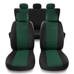 Capas de carro universais para Alfa Romeo Giulietta (2010-2020) - protetores de assentos - coberturas para bancos - capas de proteção - Auto-Dekor - XR - verde