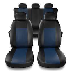 Capas de carro universais para BMW Série 1 E82, E87, E88, F20, F21 (2004-2019) - protetores de assentos - coberturas para bancos - capas de proteção - Auto-Dekor - Comfort - azul