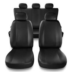 Capas de carro universais para Chevrolet Rezzo (2004-2008) - protetores de assentos - coberturas para bancos - capas de proteção - Auto-Dekor - Comfort - preto