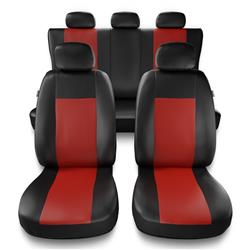 Capas de carro universais para Daihatsu Move I, II, III, IV, V (1995-2019) - protetores de assentos - coberturas para bancos - capas de proteção - Auto-Dekor - Comfort - vermelho