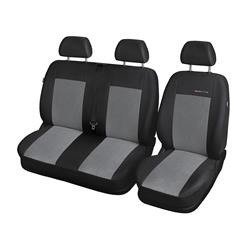 Capas feitas sob medida para Citroen Berlingo II Van (2008-2018) apenas assentos dianteiros - bancos múltiplos - protetores de assentos - coberturas para bancos - capas de proteção - Auto-Dekor - Elegance - P-2