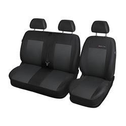 Capas feitas sob medida para Citroen Berlingo II Van (2008-2018) apenas assentos dianteiros - bancos múltiplos - protetores de assentos - coberturas para bancos - capas de proteção - Auto-Dekor - Elegance - P-3