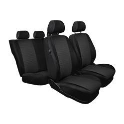 Capas feitas sob medida para Citroen C4 Hatchback, Sedan (2004-2010) - protetores de assentos - coberturas para bancos - capas de proteção - Auto-Dekor - Practic - preto