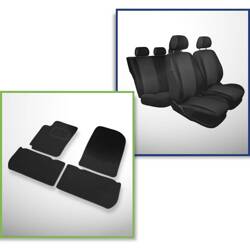 Conjunto: tapetes de feltro + capas feitas sob medida para Citroen Xsara Picasso Minivan (1999-2010) – Practic