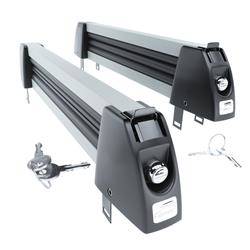 Porta-esquis – suporte para esquis e snowboard - Amos - Ski-Lock 3 SILVER - porta-skis para 3 pares de esquis ou 2 pranchas de snowboard