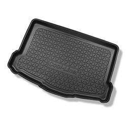 Protetor de porta-malas para Nissan Qashqai II J11 Crossover (02.2014-05.2021) - tapete para bagageira - Aristar - Cool liner - compartimento de bagagem inferior com roda sobressalente temporária (base dupla removida do porta-malas)