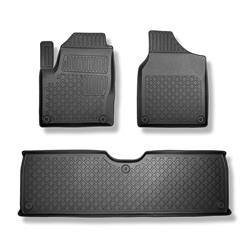 Tapetes TPE para Seat Alhambra I Van (1995-08.2010) - tapetes de carro - Aristar - Guardliner - 5 ou 7 lugares; sem terceira fileira