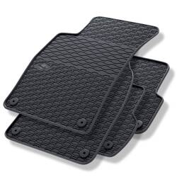 Tapetes de borracha para Audi A4 B7 (2004-2009) - tapetes de carro - preto - Geyer & Hosaja - 818/4C