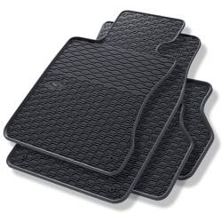 Tapetes de borracha para BMW Série 5 E60, E61 (2003-2010) - tapetes de carro - preto - Geyer & Hosaja - 821/4C