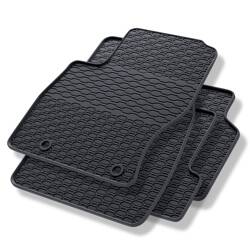 Tapetes de borracha para Ford Focus II (2003-2011) - tapetes de carro - preto - Geyer & Hosaja - 825/4C