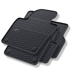 Tapetes de borracha para Volkswagen Tiguan I (2007-2015) - tapetes de carro - preto - Geyer & Hosaja - 808/4C