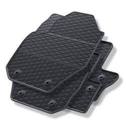 Tapetes de borracha para Volvo S60 II (2010-2019) - tapetes de carro - preto - Geyer & Hosaja - 854/4C