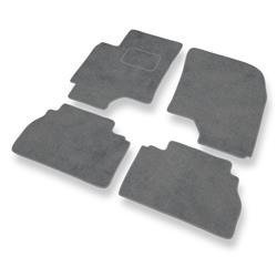 Tapetes de veludo para Chevrolet Epica (2006-2011) - tapetes de carro - DGS Autodywan - cinza