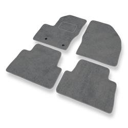 Tapetes de veludo para Ford C-Max I (2003-2010) - tapetes de carro - DGS Autodywan - cinza