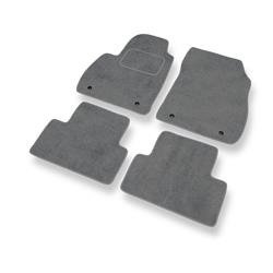 Tapetes de veludo para Opel Zafira C (2011-2019) - tapetes de carro - DGS Autodywan - cinza