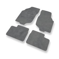 Tapetes de veludo para Rover 25 (2000-2005) - tapetes de carro - DGS Autodywan - cinza