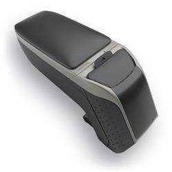 Apoio de braço para Ford Transit Connect (2014-....) - Rati - Armster 2 - prata - com cabo AUX+USB; apenas para carros com volante à esquerda (LHD)