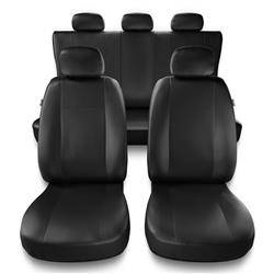 Capas de carro universais para BMW Série 3 E30, E36, E46, E90, F30, G20, G21 (1982-2019) - protetores de assentos - coberturas para bancos - capas de proteção - Auto-Dekor - Comfort - preto