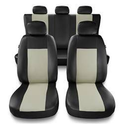 Capas de carro universais para Ford Edge I, II (2007-2020) - protetores de assentos - coberturas para bancos - capas de proteção - Auto-Dekor - Comfort - bege