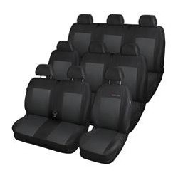 Capas feitas sob medida para Peugeot Expert III Van (2016-....) 9 lugares - protetores de assentos - coberturas para bancos - capas de proteção - Auto-Dekor - Elegance - P-3