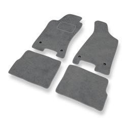 Tapetes de veludo para Audi 80 IV B4 (1991-1996) - tapetes de carro - DGS Autodywan - cinza