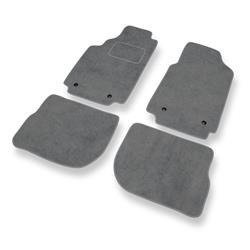 Tapetes de veludo para Audi A6 I C4 (1994-1997) - tapetes de carro - DGS Autodywan - cinza