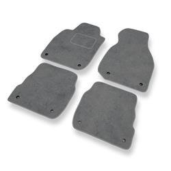 Tapetes de veludo para Audi A6 II C5 (1997-2004) - tapetes de carro - DGS Autodywan - cinza