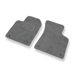 Tapetes de veludo para Audi TT I 8N (1998-2006) - tapetes de carro - DGS Autodywan - cinza