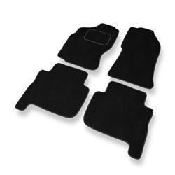 Tapetes de veludo para Ford Maverick I (5 portas) (1993-2000) - tapetes de carro - DGS Autodywan - pretos