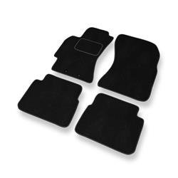 Tapetes de veludo para Subaru Forester III (2008-2013) - tapetes de carro - DGS Autodywan - pretos