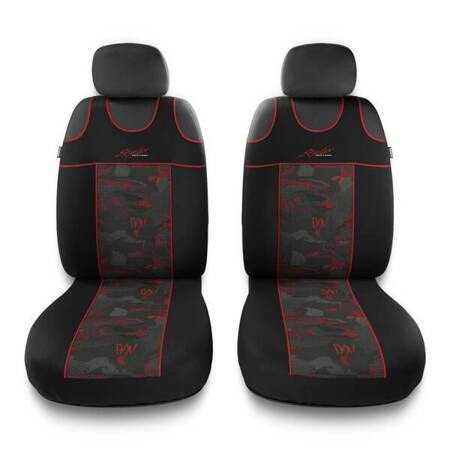 Capas de assento para Jeep Cherokee III, IV, V (2001-2019) - Auto-Dekor - Stylus 1+1 - vermelho