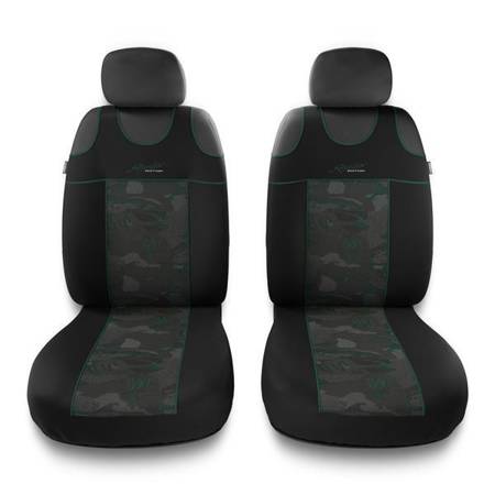 Capas de assento para Kia Sorento I, II, III (2002-2019) - Auto-Dekor - Stylus 1+1 - verde