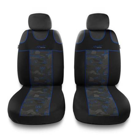 Capas de assento para Volkswagen Amarok (2010-2019) - Auto-Dekor - Stylus 1+1 - azul