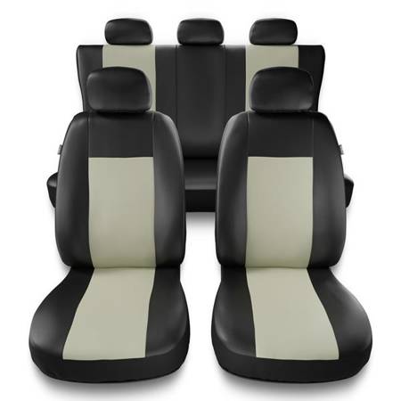 Capas de carro universais para Alfa Romeo Giulietta (2010-2020) - protetores de assentos - coberturas para bancos - capas de proteção - Auto-Dekor - Comfort - bege