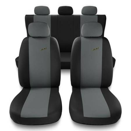 Capas de carro universais para Alfa Romeo Giulietta (2010-2020) - protetores de assentos - coberturas para bancos - capas de proteção - Auto-Dekor - XR - cinza claro