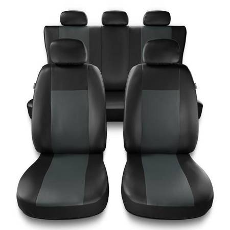 Capas de carro universais para BMW X3 E83, F25, G01 (2003-2019) - protetores de assentos - coberturas para bancos - capas de proteção - Auto-Dekor - Comfort - cinza