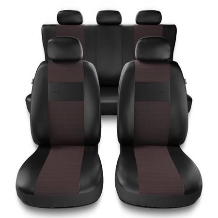 Capas de carro universais para BMW X5 E53, E70, F15, G05 (2000-2019) - protetores de assentos - coberturas para bancos - capas de proteção - Auto-Dekor - Exclusive - E5