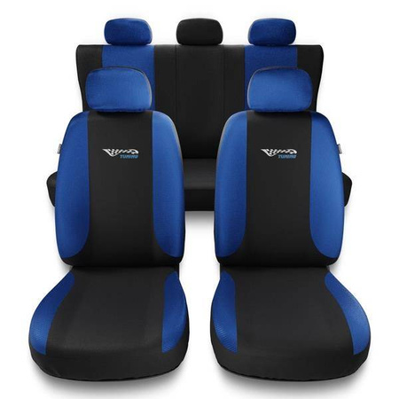 Capas de carro universais para Hyundai i40 (2011-2019) - protetores de assentos - coberturas para bancos - capas de proteção - Auto-Dekor - Tuning - azul